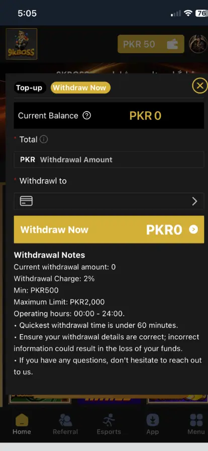 9k Boss Deposit