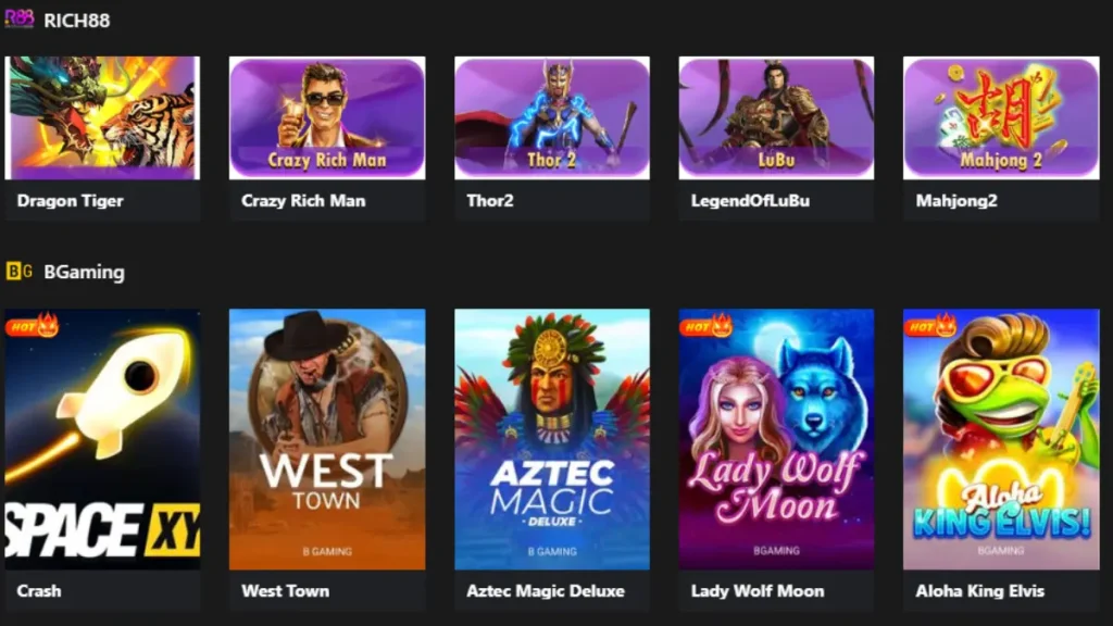 HD Games in 9KBOSS APK
